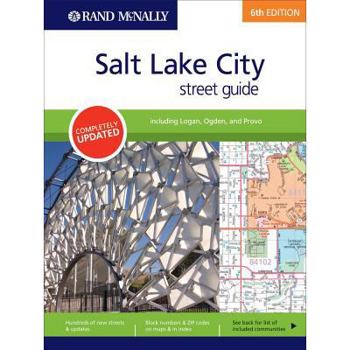 Spiral-bound Rand McNally Salt Lake City Street Guide Book