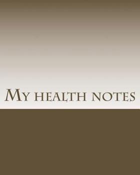 Paperback My Health Notes [Chinese] Book