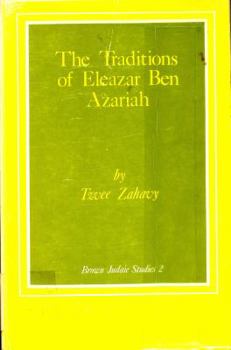 Hardcover The Traditions of Eleazar Ben Azariah Book