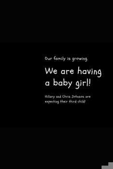Paperback We are having a baby girl: We are having a baby girl Book