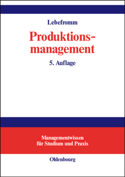 Hardcover Produktionsmanagement [German] Book