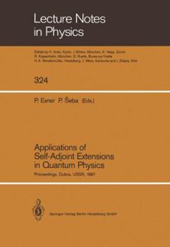 Paperback Applications of Self-Adjoint Extensions in Quantum Physics: Proceedings of a Conference Held at the Laboratory of Theoretical Physics, Jinr, Dubna, Us Book