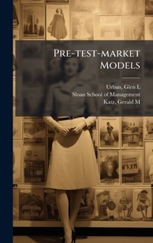 Hardcover Pre-test-market Models Book