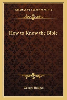 Paperback How to Know the Bible Book