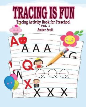 Paperback Tracing is Fun (Tracing Activity Book for Preschool) Vol. 1 [Large Print] Book