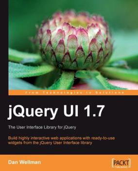 Paperback Jquery Ui 1.7: The User Interface Library for Jquery Book