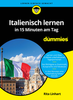 Paperback Italienisch lernen in 15 Minuten am Tag für Dummies [German] Book