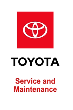 Paperback Toyota Vehicle Service and Maintenance Book