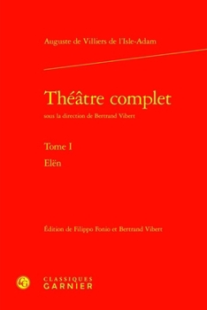 Hardcover Theatre Complet. Tome I: Elen [French] Book