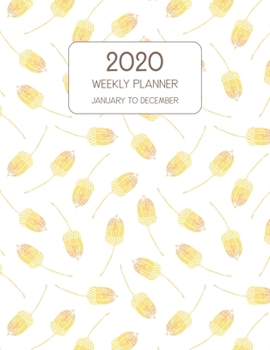Paperback 2020 Weekly Planner January to December: Dated Weekly Diary With To Do Notes & Inspirational Quotes - Orange Autumn Acorns Book