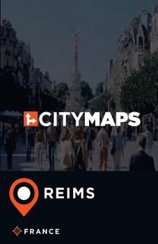 Paperback City Maps Reims France Book
