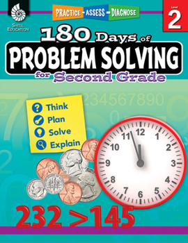180 Days of Problem Solving for Second Grade: Practice, Assess, Diagnose - Book  of the 180 Days of Practice