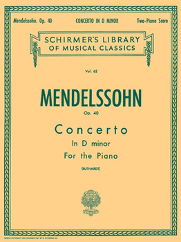 Paperback Concerto No. 2 in D Minor, Op. 40: Schirmer Library of Classics Volume 62 Piano Duet Nfmc 2024-2028 Selection Book