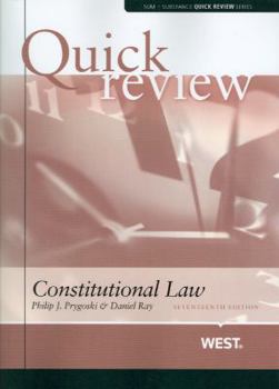 Paperback Prygoski and Ray's Quick Review of Constitutional Law, 17th Book