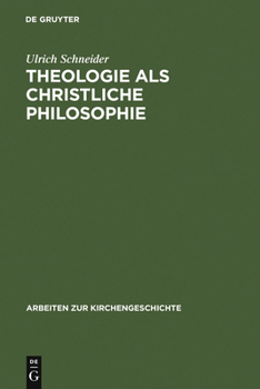 Hardcover Theologie ALS Christliche Philosophie [German] Book