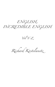 Paperback English, Incredible English Vol V-Z Book