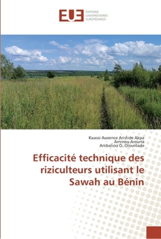 Paperback Efficacité technique des riziculteurs utilisant le Sawah au Bénin [French] Book