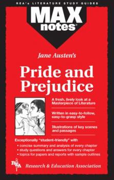 Paperback Pride and Prejudice (Maxnotes Literature Guides) Book