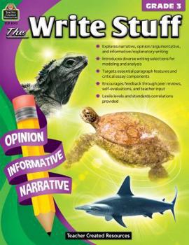 Paperback The Write Stuff Grade 3 Book