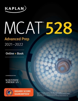 Paperback MCAT 528 Advanced Prep 2021-2022: Online + Book