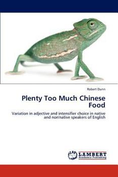 Paperback Plenty Too Much Chinese Food Book