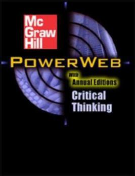 Paperback Thinking Well: An Introduction to Critical Thinking with Free Critical Thinking Powerweb Book