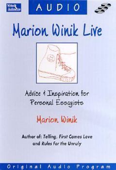 Audio CD Marion Winik Live: Advice & Inspiration for Personal Essayists Book
