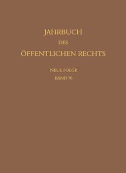 Hardcover Jahrbuch Des Offentlichen Rechts Der Gegenwart [German] Book
