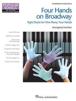 Paperback Four Hands on Broadway: NFMC 2020-2024 Selection Hal Leonard Student Piano Library Intermediate - Level 5 1 Piano, 4 Hands (Hal Leonard Student Piano Library Popular Songs) Book