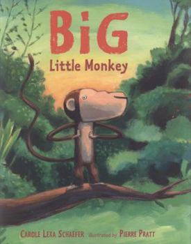 Hardcover Big Little Monkey Book