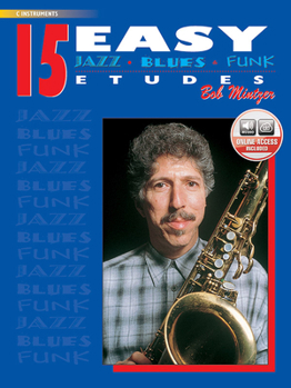Paperback 15 Easy Jazz, Blues & Funk Etudes: for C Instruments Book
