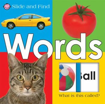 Board book Slide and Find Words Book