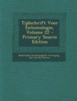 Paperback Tijdschrift Voor Entomologie, Volume 22 [Dutch] Book