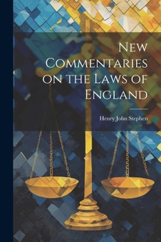 Paperback New Commentaries on the Laws of England Book