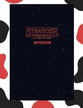 Paperback Stranger Things Notebook: 150 Page College Ruled by 8.5" x 11" Notebook Book