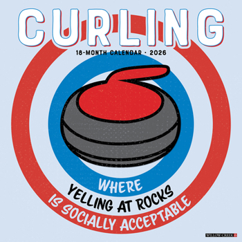 Calendar Curling 2026 Wall Calendar Book