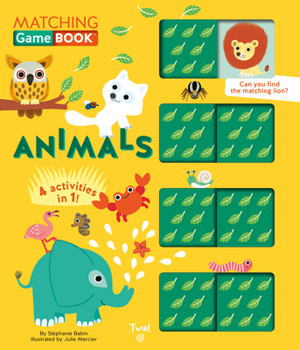 Board book Animals Matching Game Book: 4 Activities in 1! Book