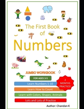 Paperback Learn Numbers: One to ten Workbook 1-10: Fun learning numbers up to 10 with activities like colouring, sketching, counting games and projects Book