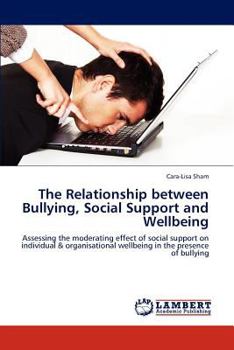 Paperback The Relationship between Bullying, Social Support and Wellbeing Book