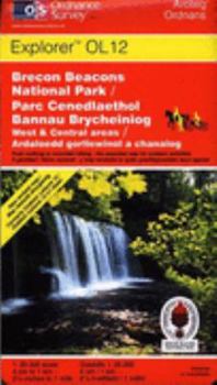 Map Brecon Beacons National Park : Western and Central Areas Book