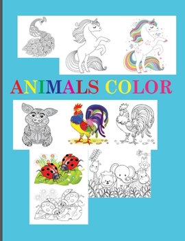 Paperback Animals Color: Cute Animals Great gift for kids. Book