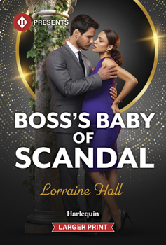 Mass Market Paperback Boss's Baby of Scandal [Large Print] Book