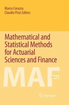 Paperback Mathematical and Statistical Methods for Actuarial Sciences and Finance Book
