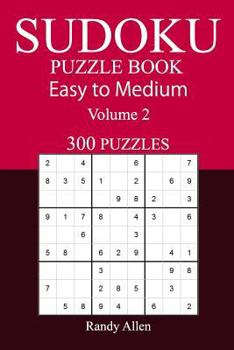 Paperback 300 Easy to Medium Sudoku Puzzle Book