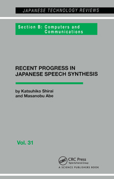 Paperback Japanese Speech Synthesis Book
