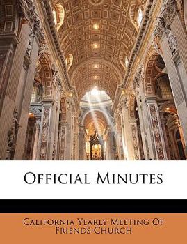 Paperback Official Minutes Book