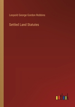 Paperback Settled Land Statutes Book