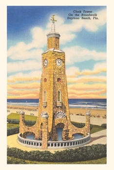 Paperback Vintage Journal Clock Tower, Daytona Beach Book
