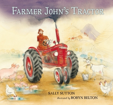 Hardcover Farmer John's Tractor Book