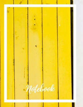 Paperback Composition Notebook: Lined Notebook Journal Paperback - Yellow Fence - 120 Ruled Pages - Large (8.5 x 11 inches) - Back To School - Kids - Book